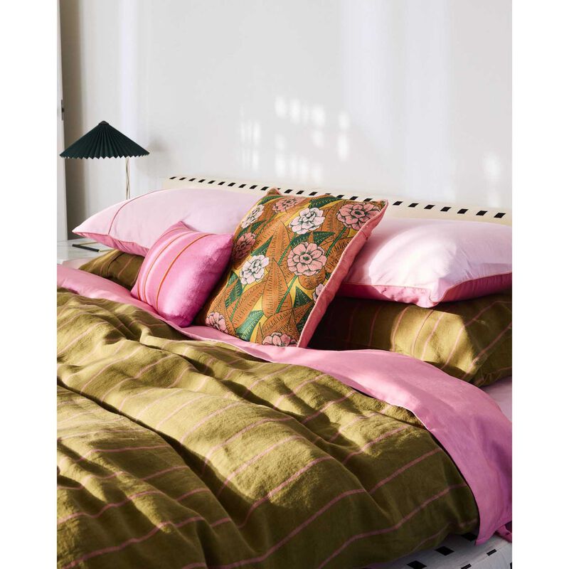 Kip&Co Tapenade Delight Linen Quilt Cover image number 3